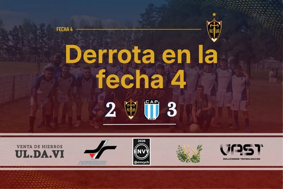 DURA DERROTA EN LA FECHA 4