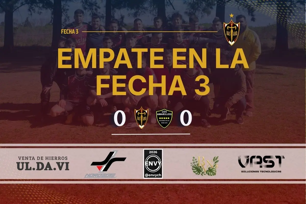 EMPATE EN LA FECHA 3